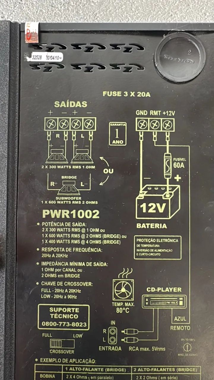 Módulo corzus per 1002   600 RMS  - Foto 3