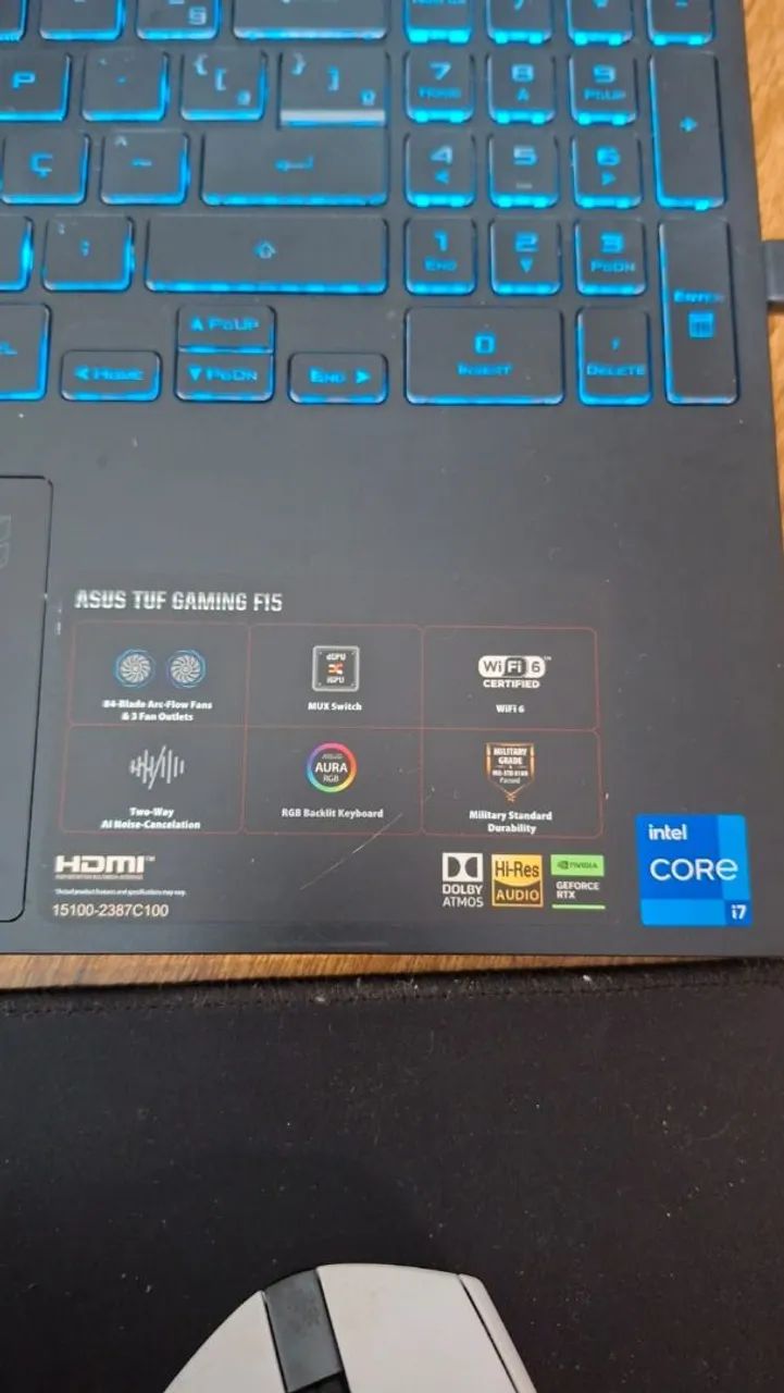 Notebook ASUS TUF Gaming F15 - Foto 3