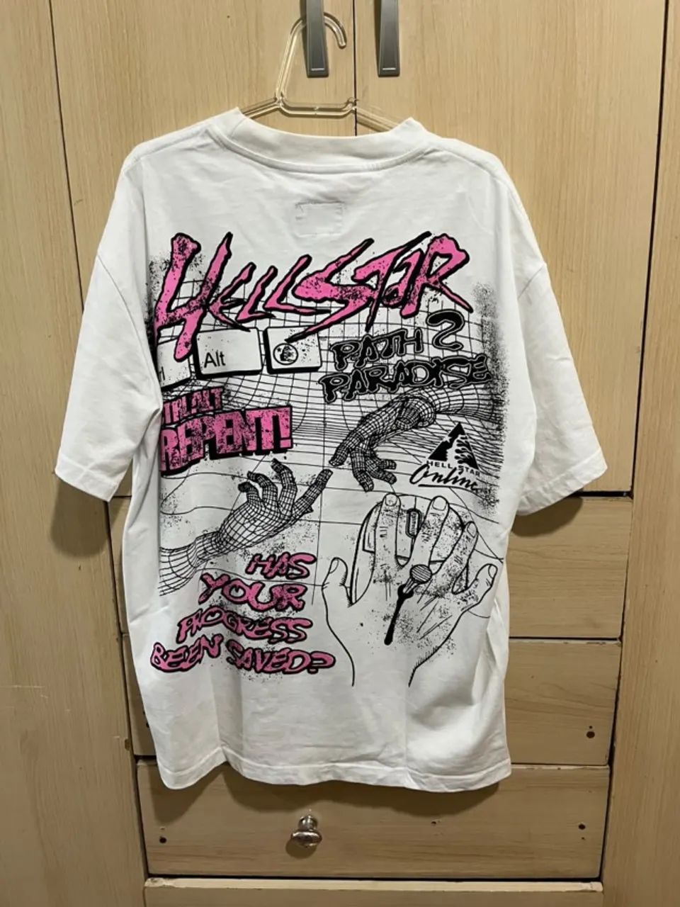 Camisa Hellstar branca - M - Foto 3