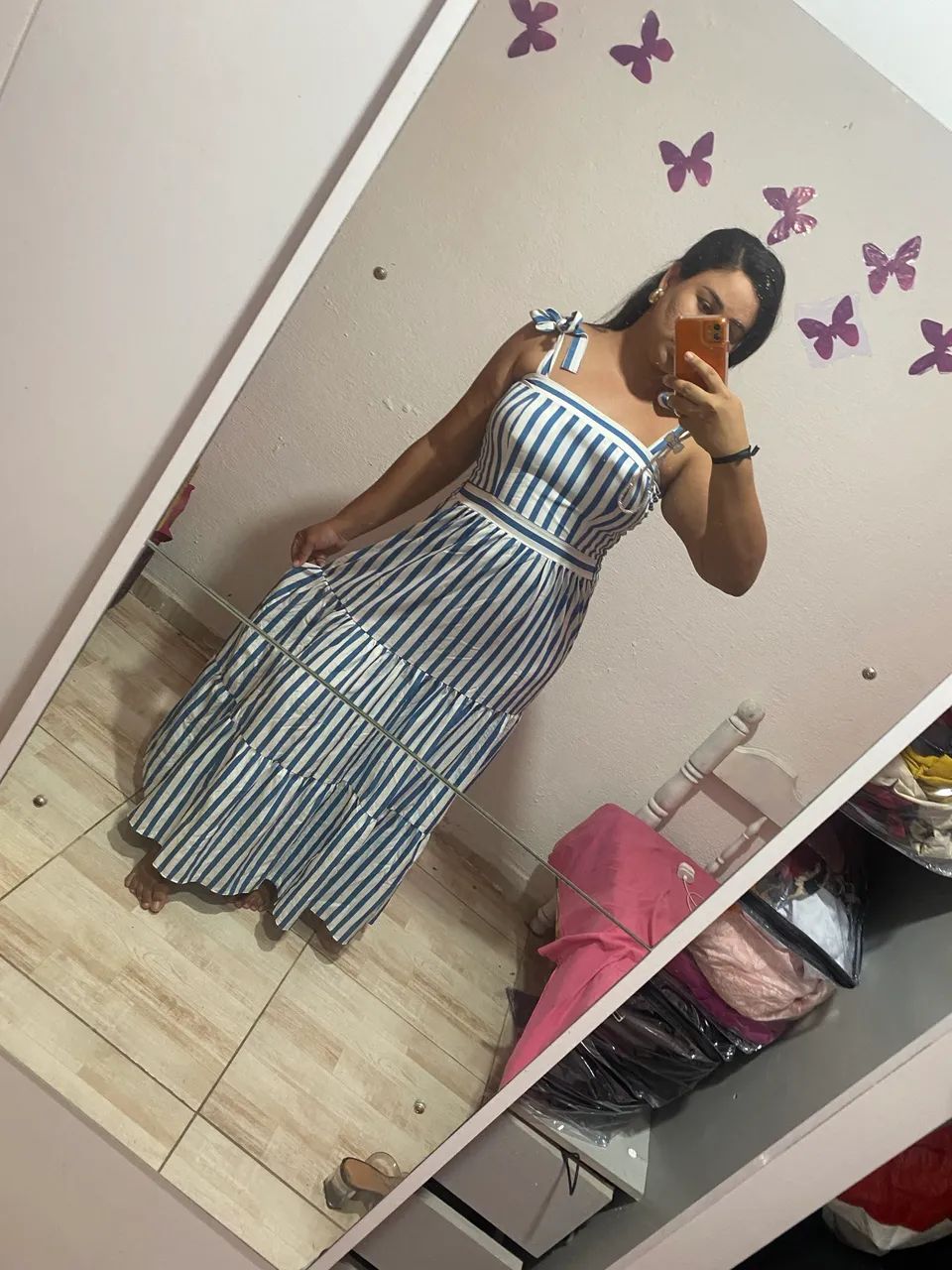 Vestido longo azul  - Foto 2