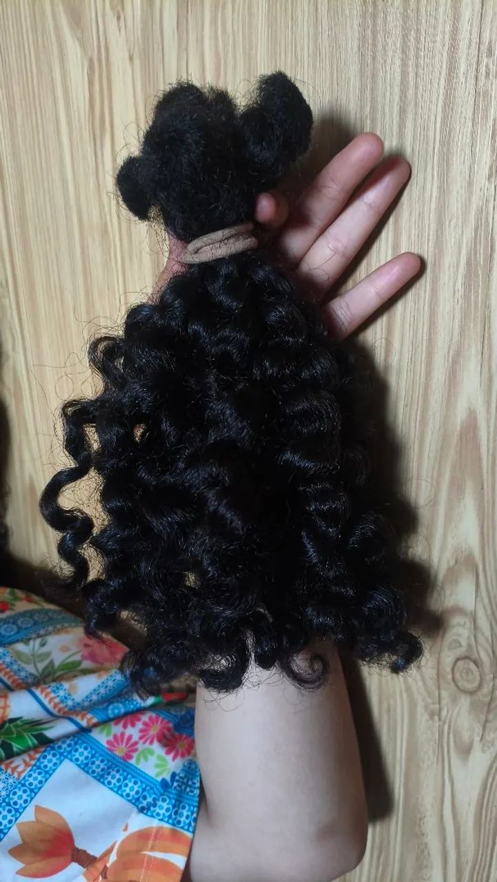 Cabelo humano cacheado virgem - Foto 2