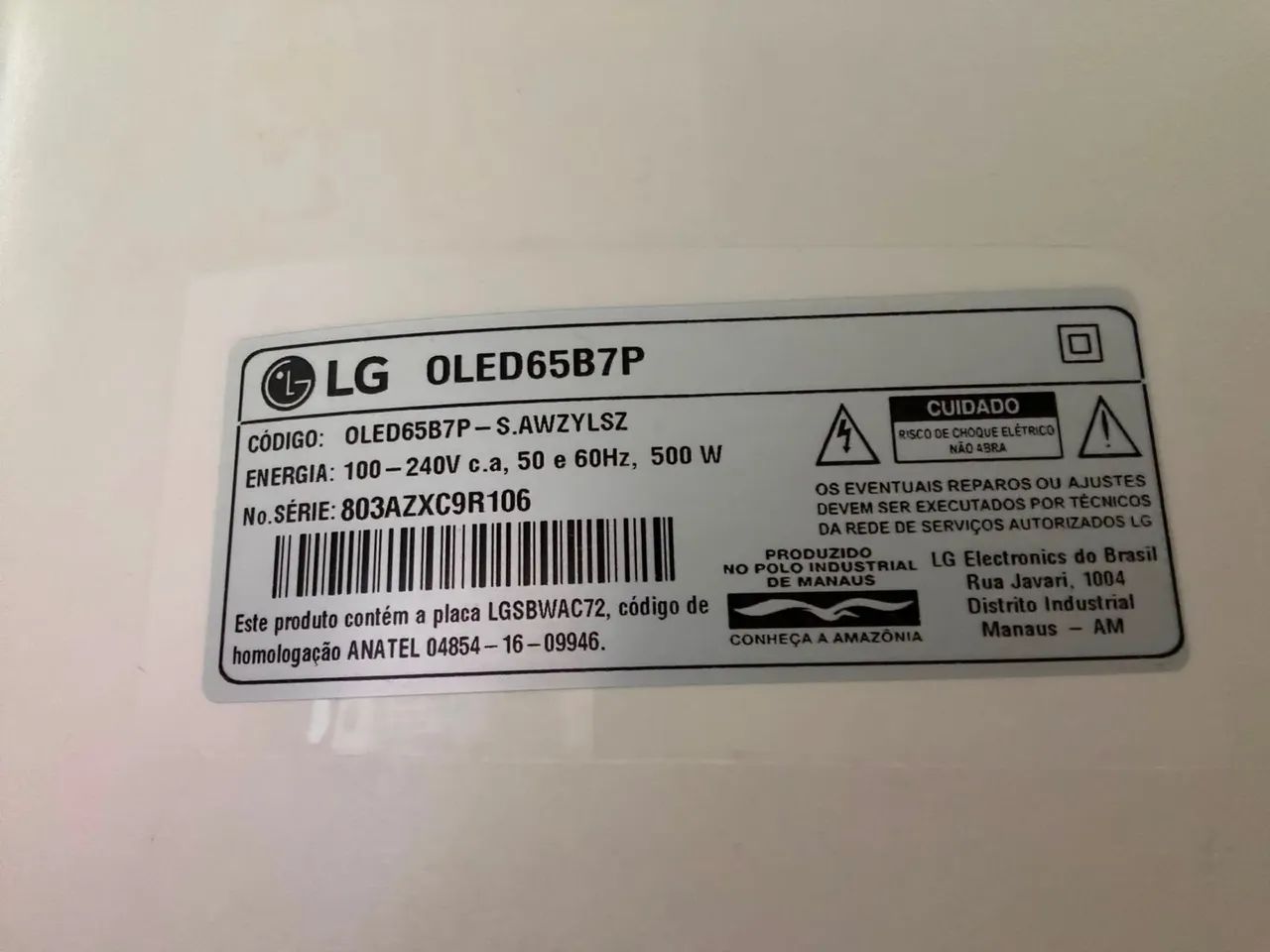 TV OLED LG 65 polegadas - em ótimo estado - Foto 4