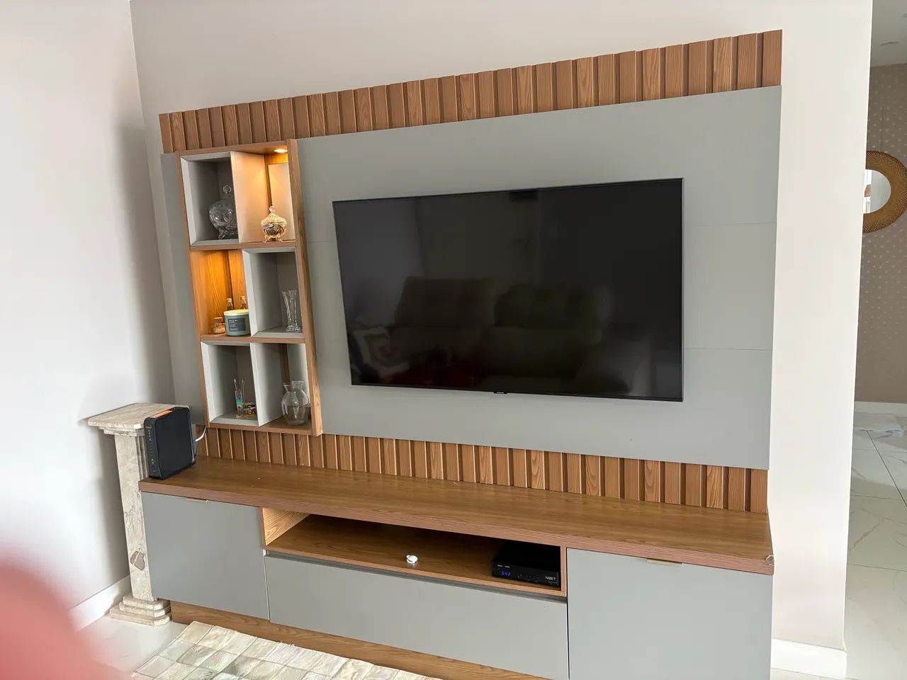 Rack com painel ripado  - Foto 5