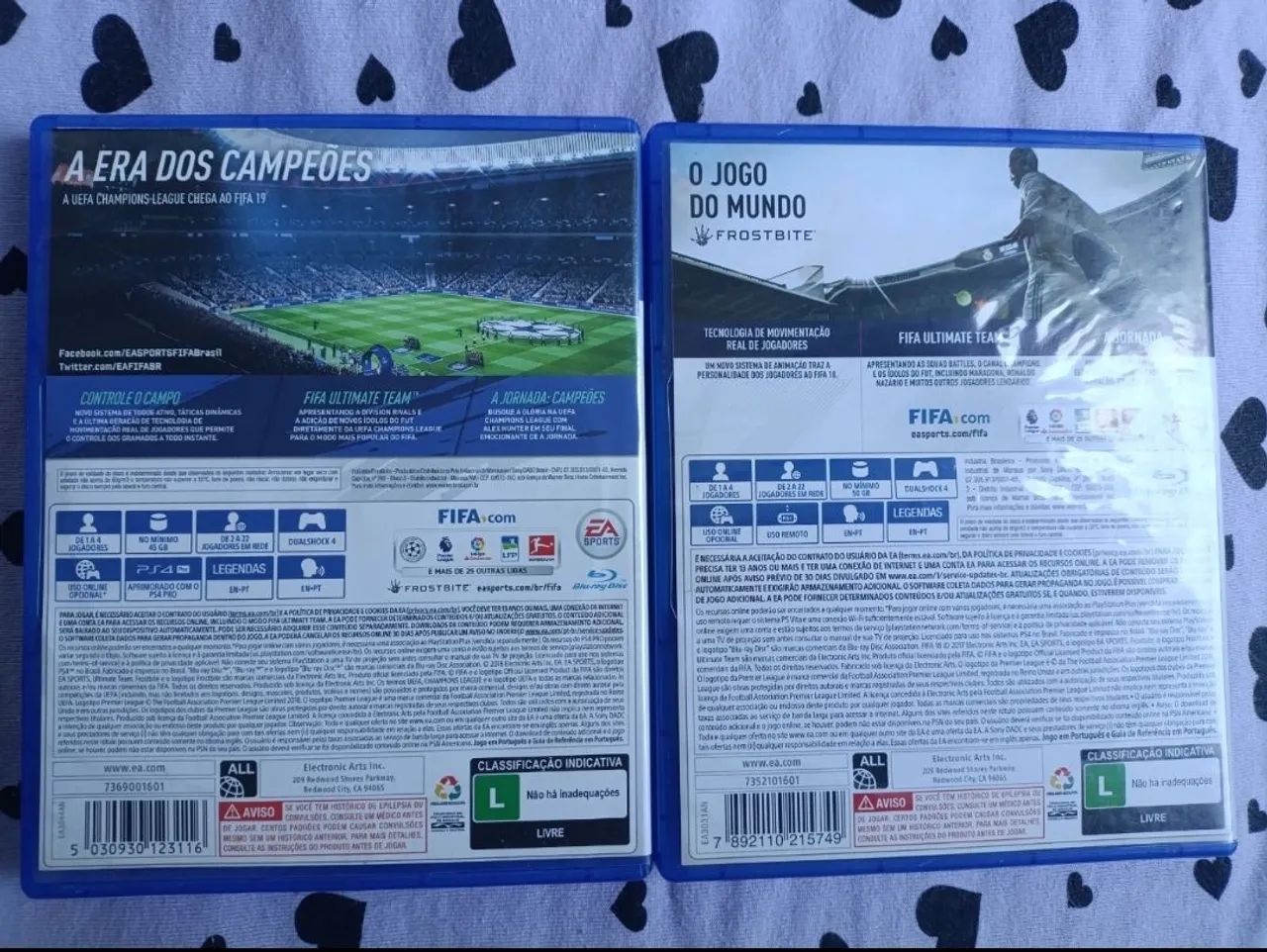 FIFA 18 e 19 PS4 