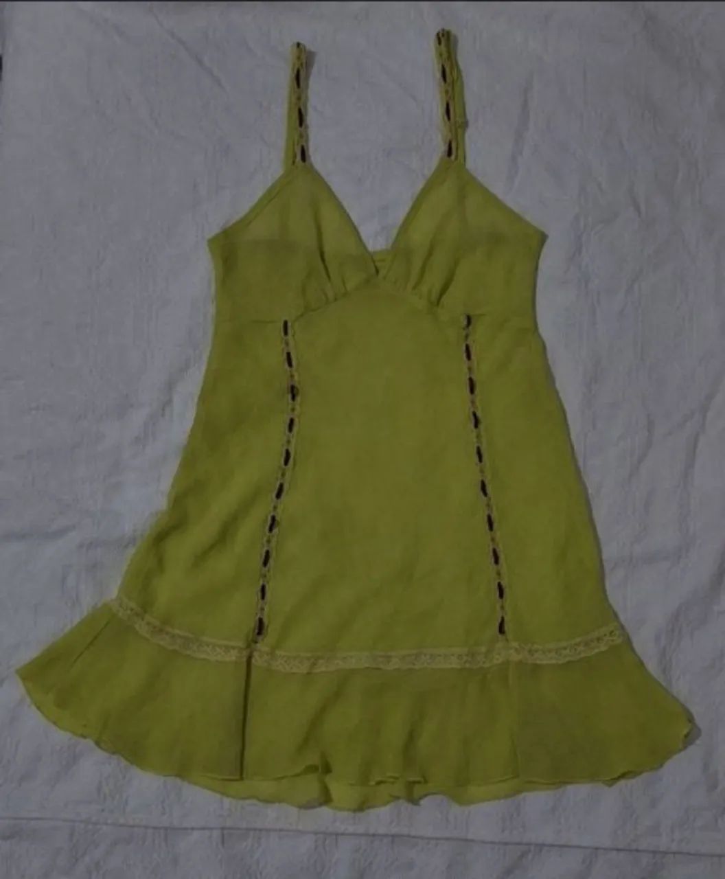 babydoll verde claro y2k 