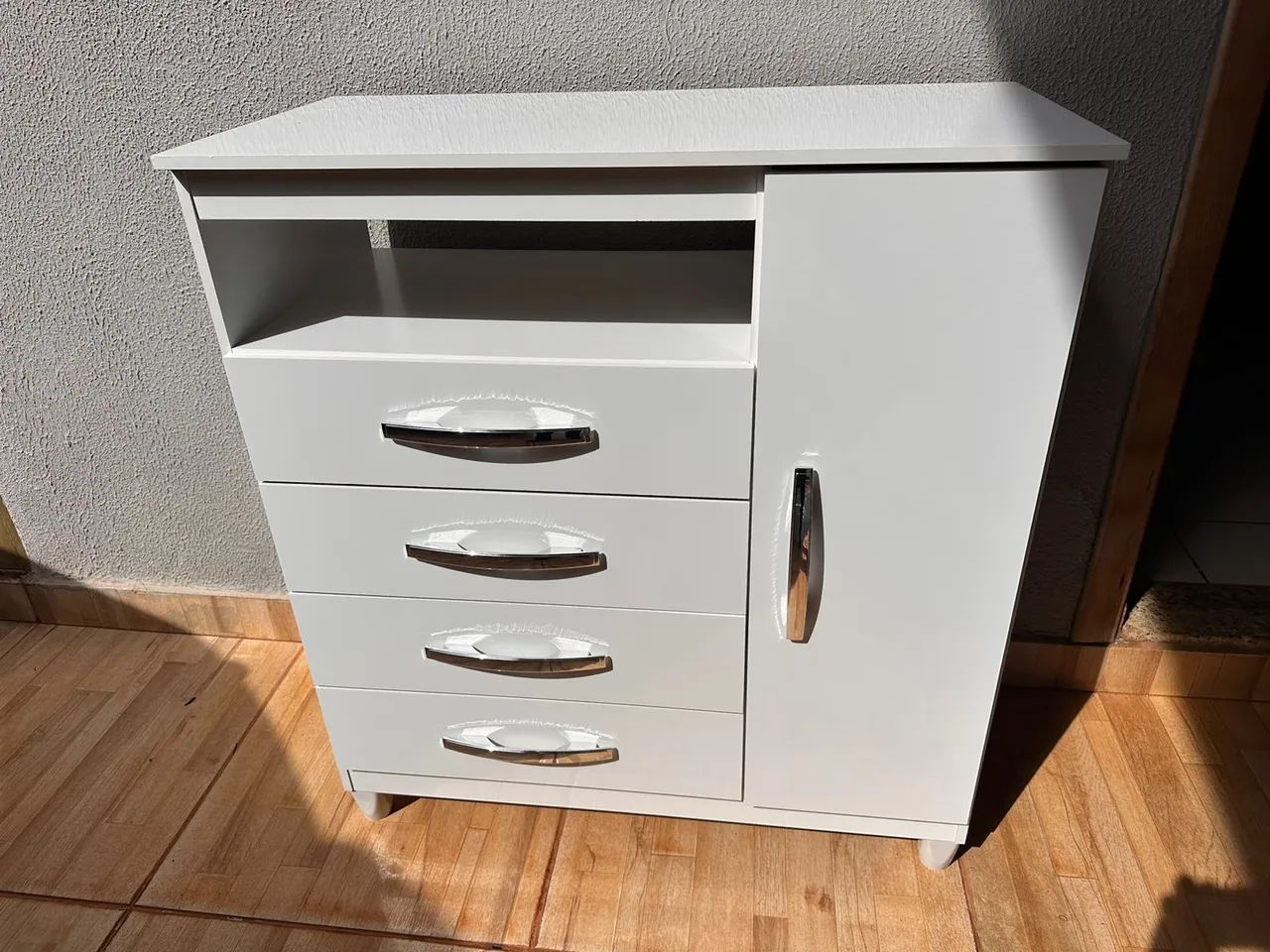 Cômoda 4 gavetas Com sapateira  - Foto 3