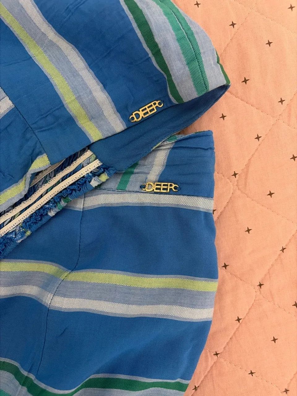 Conjunto Deep Azul Saia e Cropped - Foto 5