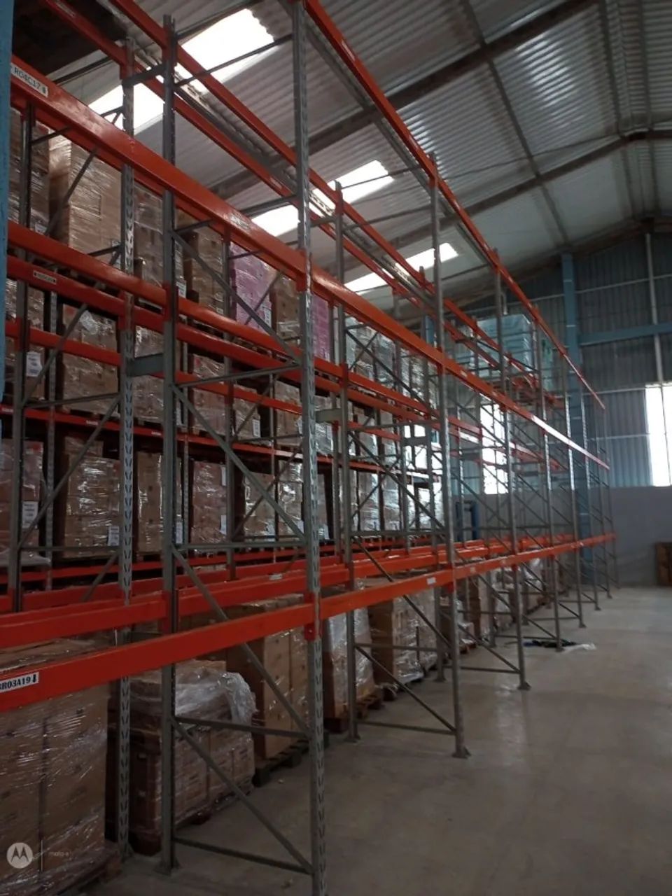 Porta paletes completo - Montante, Protetor de coluna e Longarinas NÃO HA MINIMO DE COMPRA