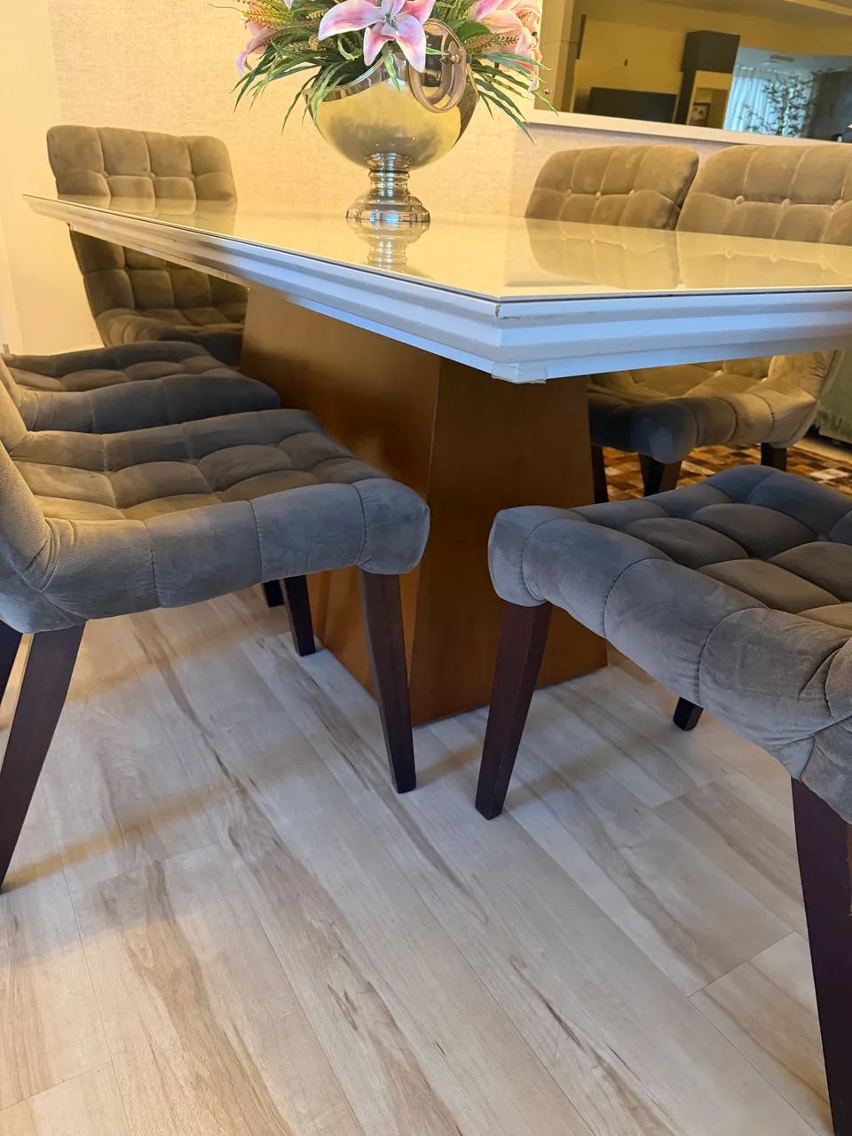 Conjunto mesa de jantar e cadeiras - Foto 3