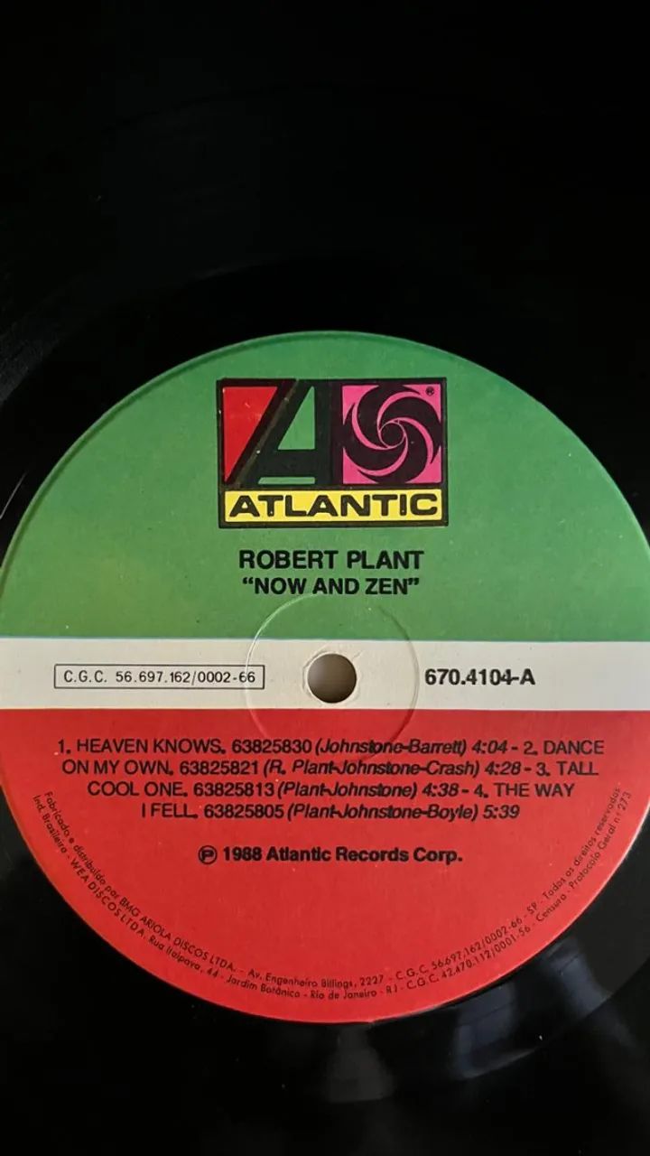 LP VINIL Robert Plant - Now And Zen - Foto 5