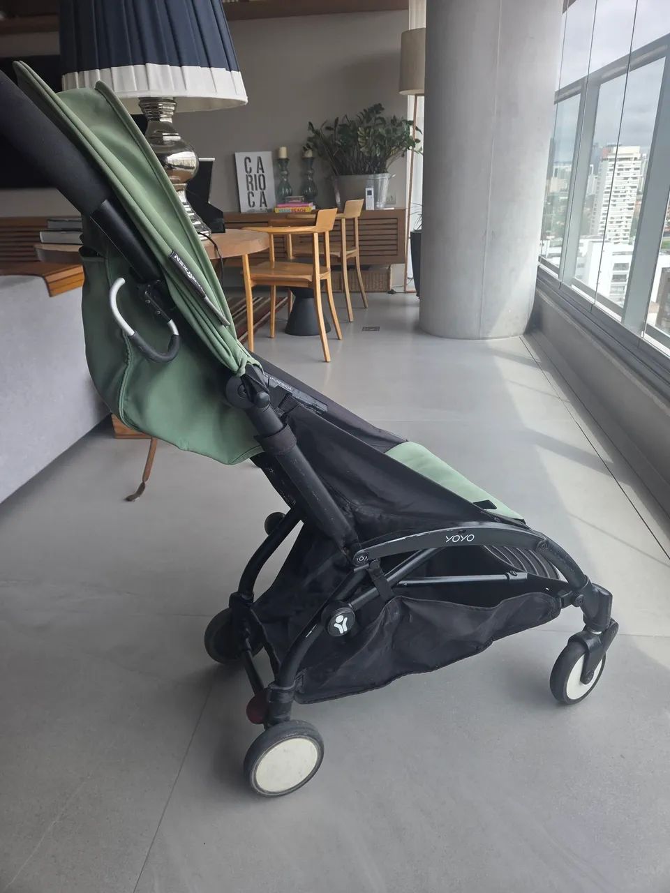 Carrinho yoyo stokke capa verde + capa preta brinde - Foto 2
