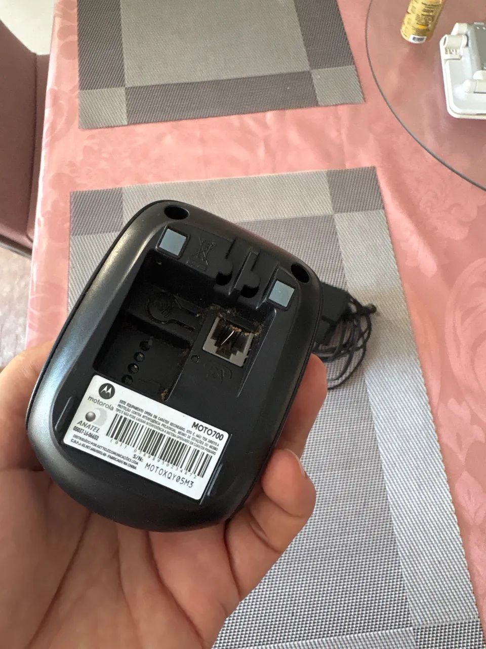 Telefone Moto 700 novinho e completo - Foto 3