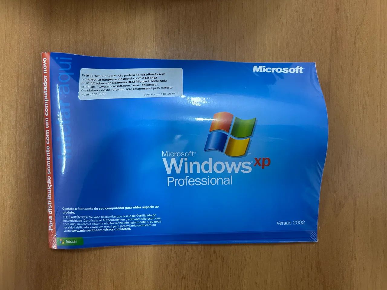 Windows XP Professional Original Microsoft OEM - Lacrado - Item de Colecionador