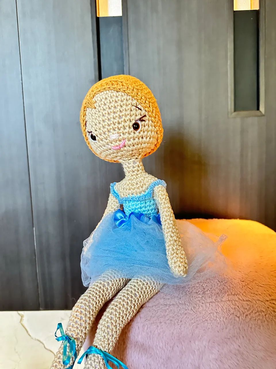 Boneca Bailarina Amigurumi - Foto 4