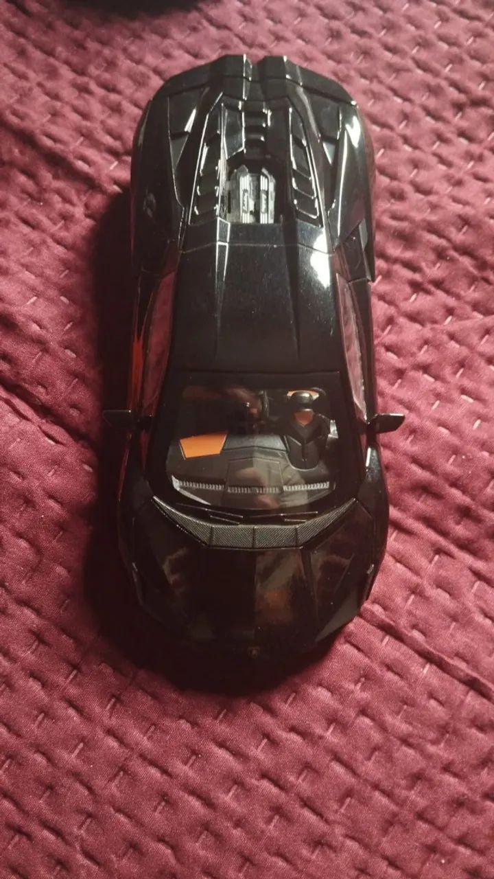 Miniatura Carro Lamborghini 1/24 preto - Foto 3