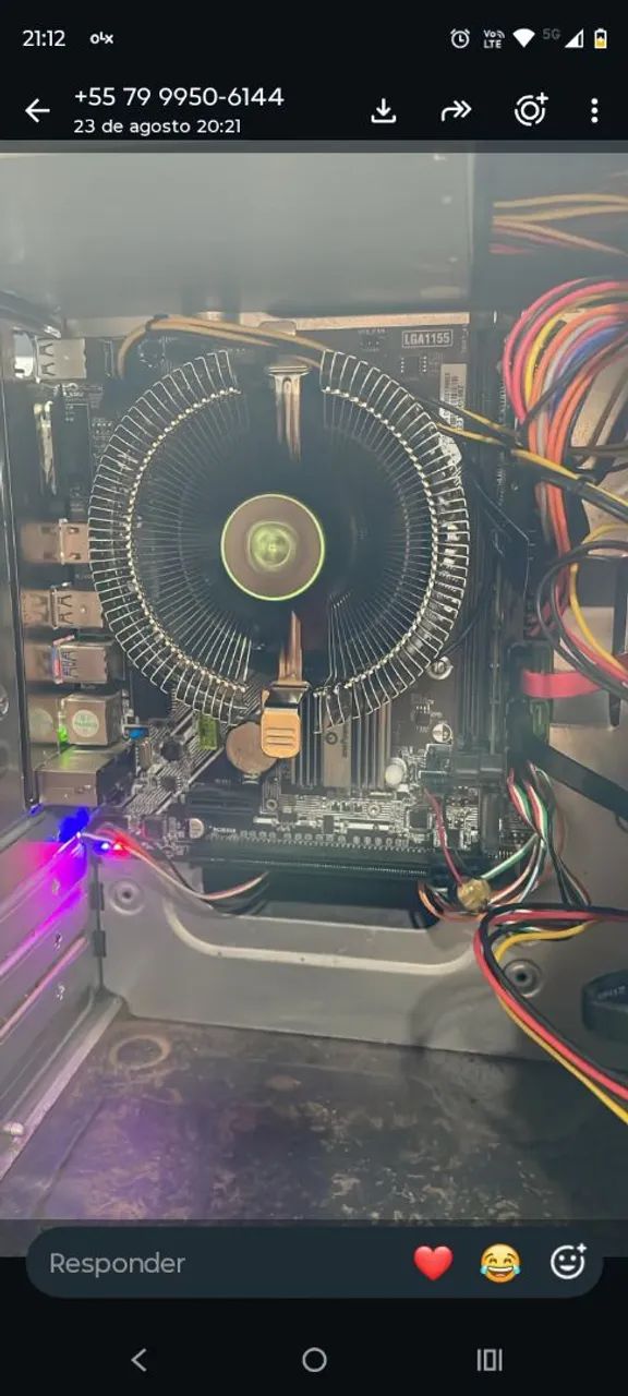 Gabinete i5 2° +8gb ddr3 +SSD+hd - Foto 3