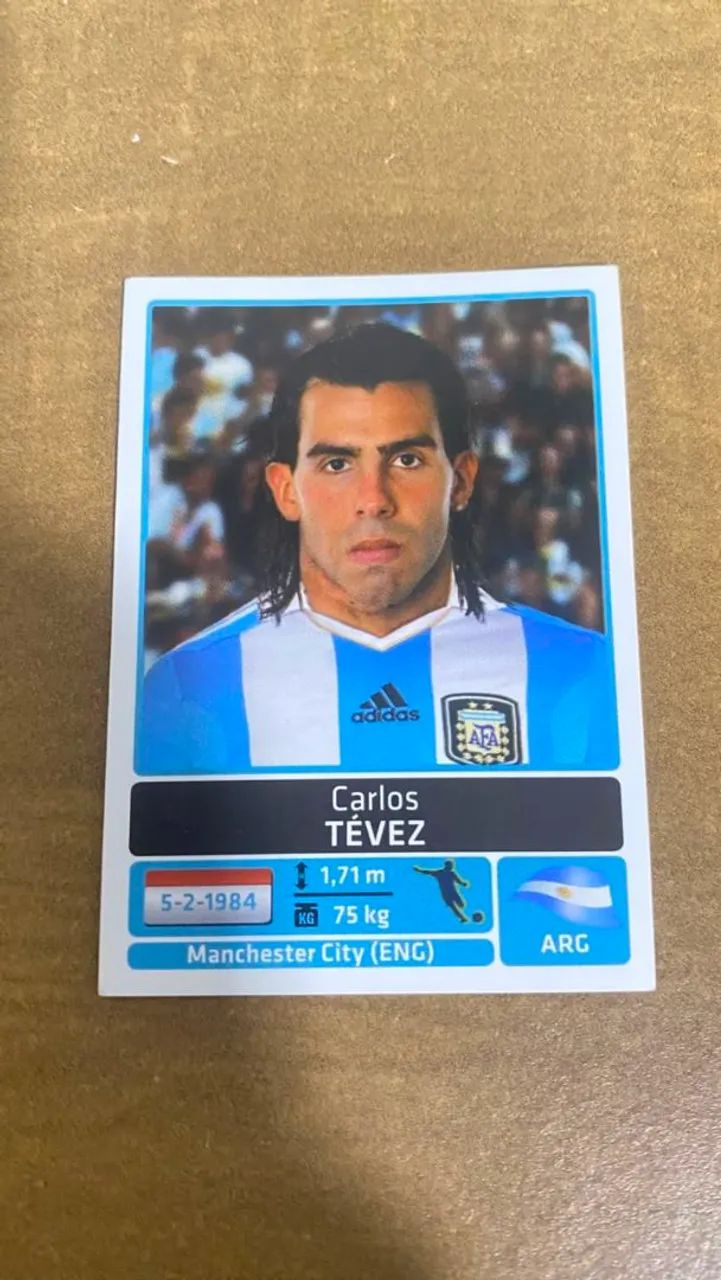 Figurinha Carlos Tevez #42 Copa América 2011