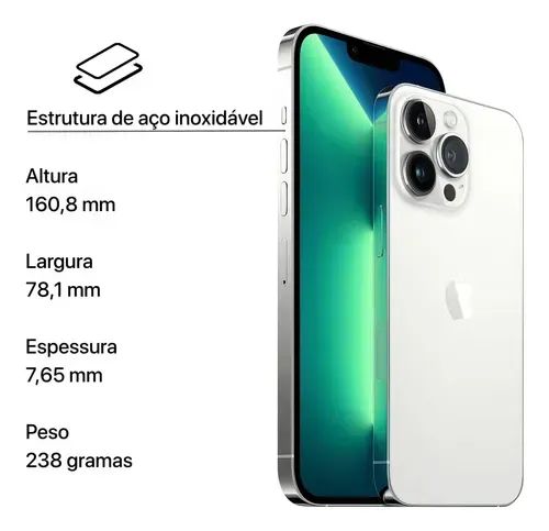 iPhone 13 Pro Max 256 GB Branco - Celulares e Smartphones - Vila