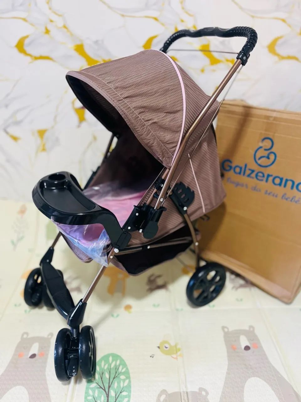 Carrinho de bebê Galzerano BRONZE  