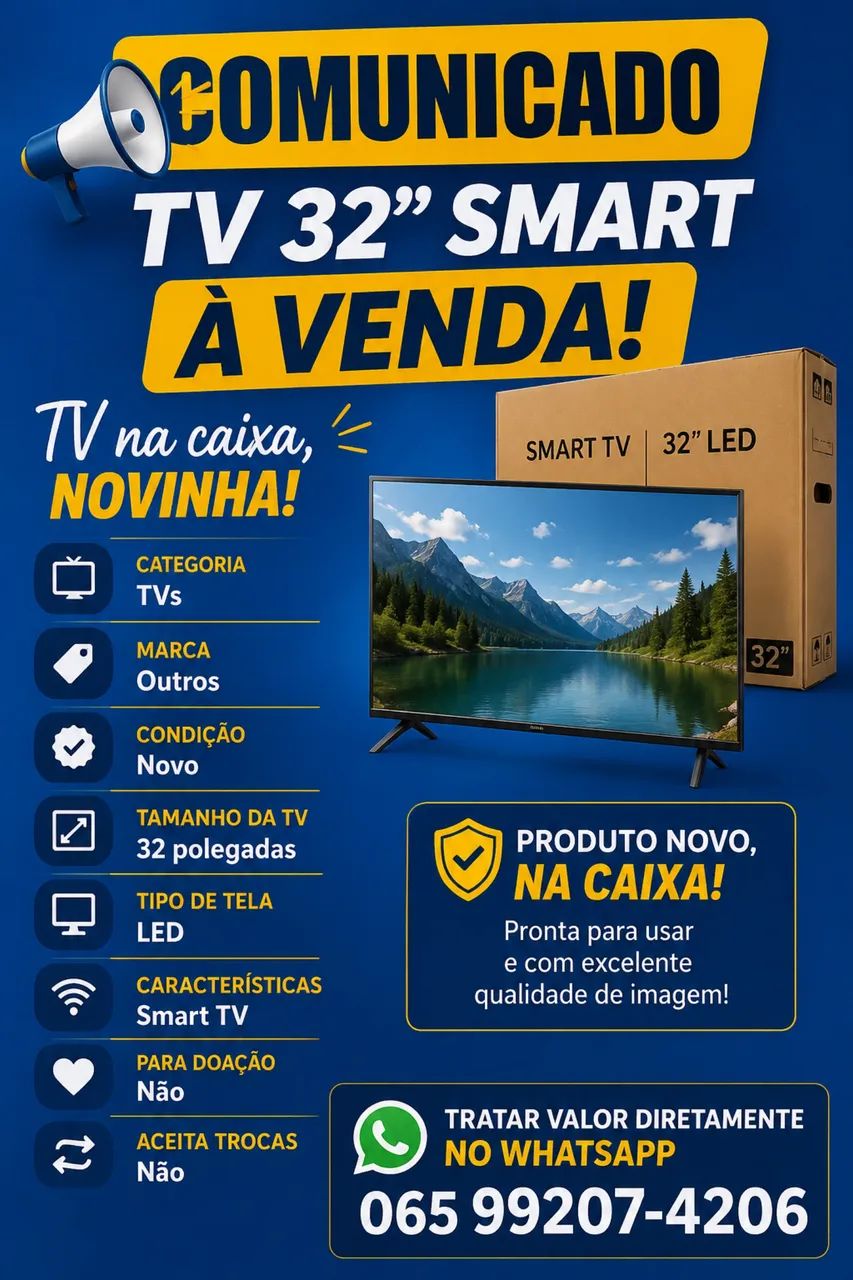 Smart TV Britânia 32? HD