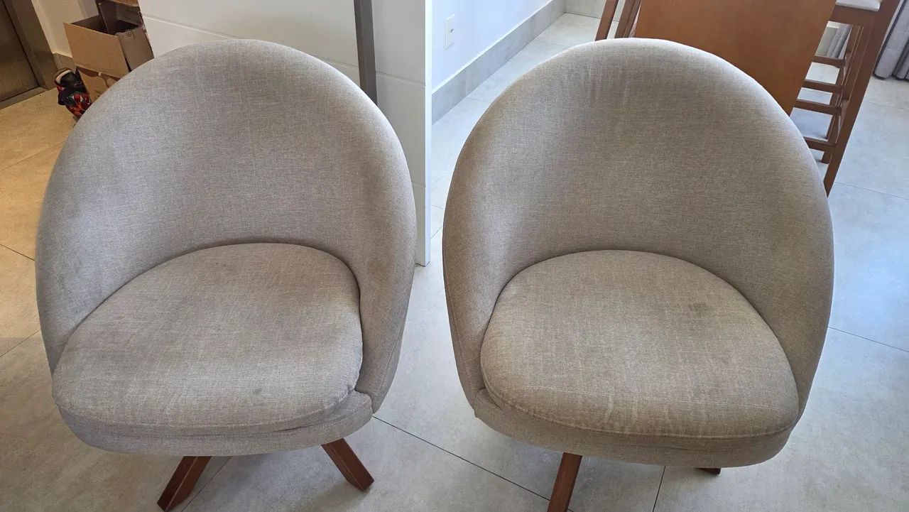 Par de poltronas giratórias - design moderno e aconchegante - Foto 2