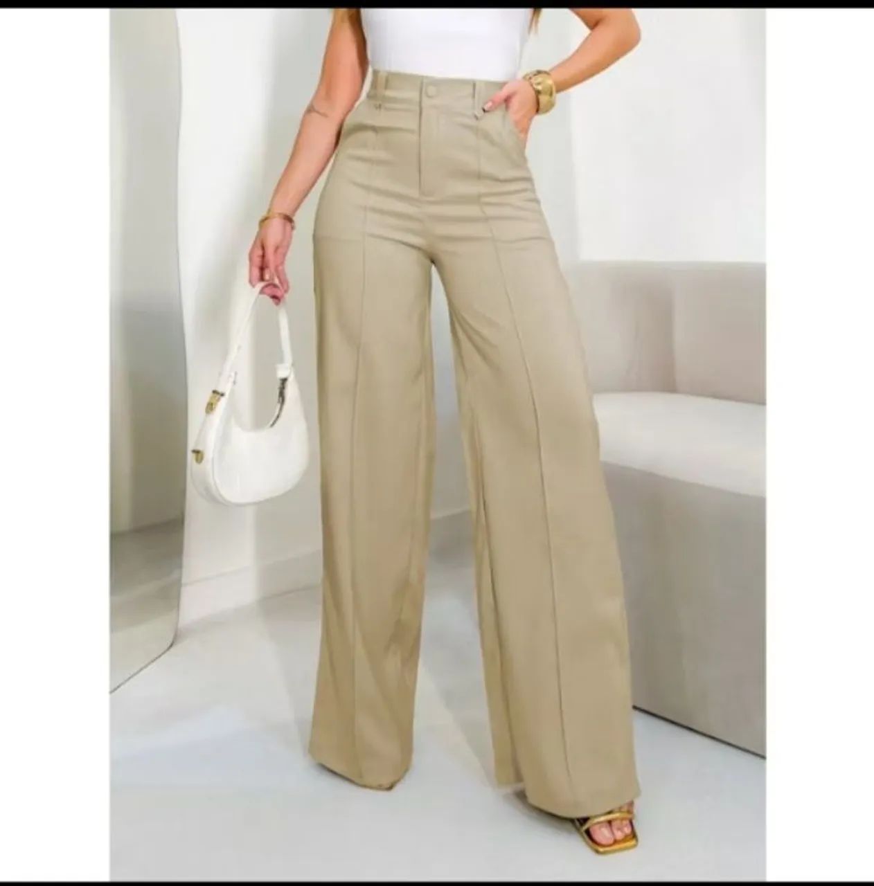 Calça Alfaiataria Feminina (Novo)