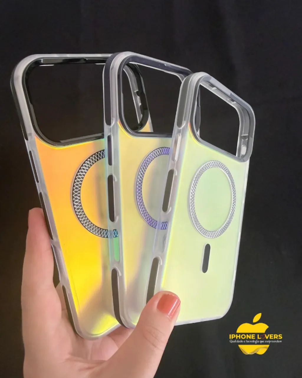 Case holográfica iPhone 17 Pro Max - Foto 3