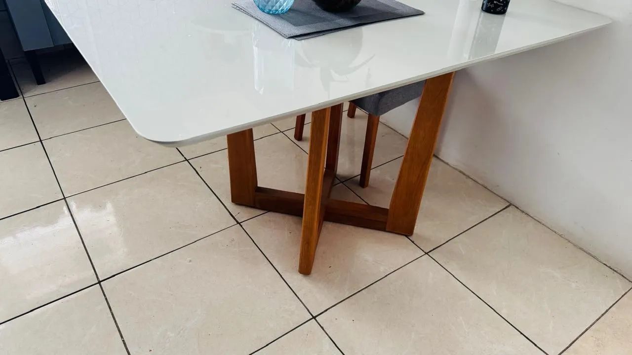 Mesa de Jantar 4 cadeiras  - Foto 4