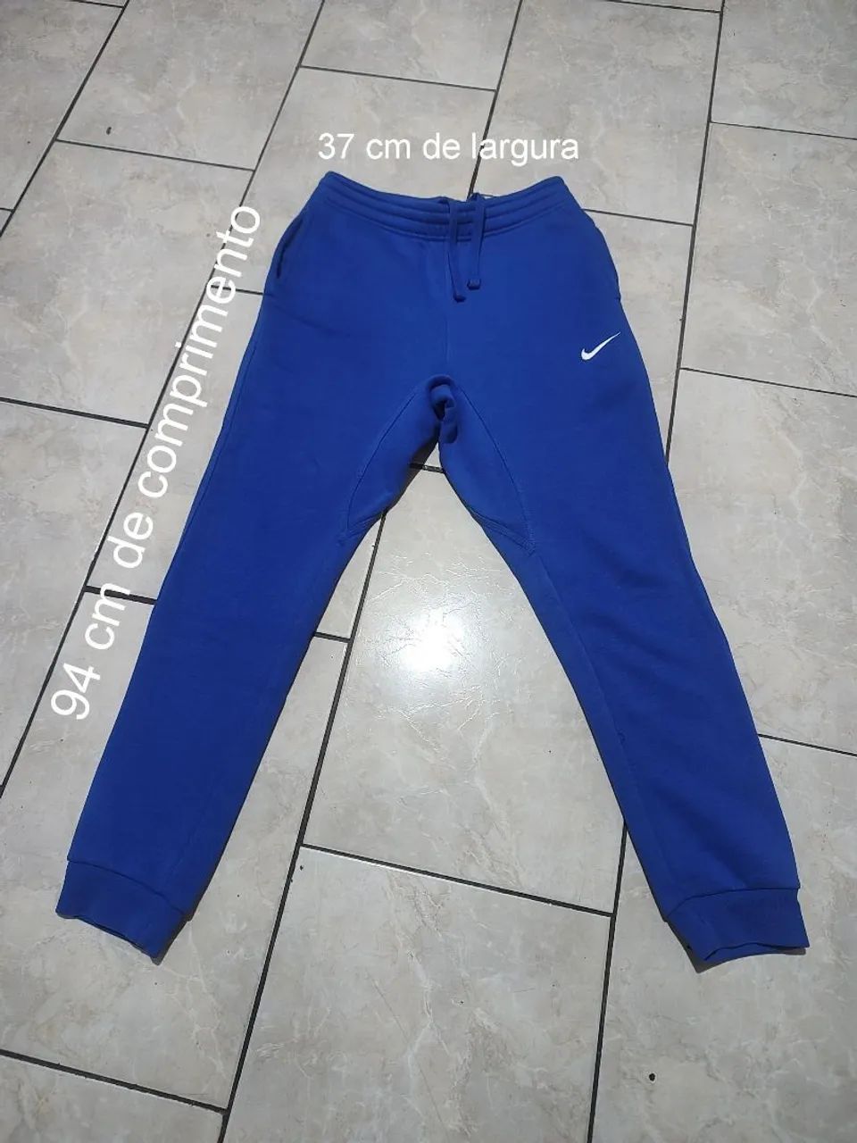 Calça moletom original Nike azul P