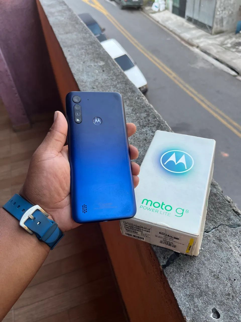 Moto g8 power lite 64gb com digital e com caixa