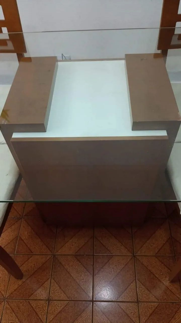 Mesa vidro e rack - Foto 4