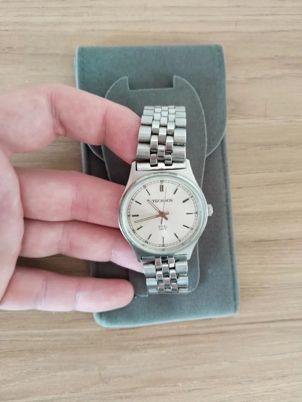 Relógio Technos Steel anos 90 - Foto 3