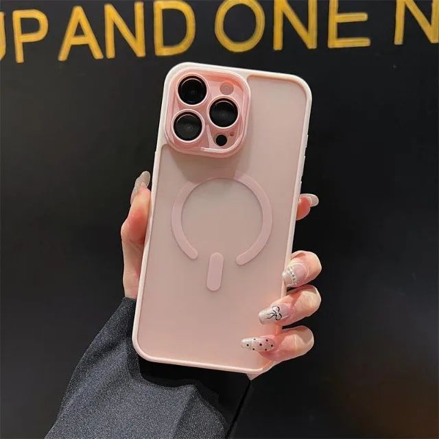 10 Capa Para Celular Premium Magsafe Fosca e Proteção na Câmera - Foto 4