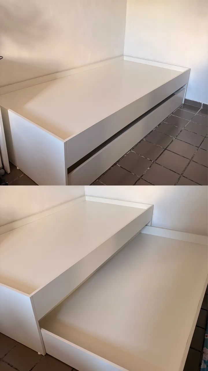 Vende-se Base para Cama de Solteiro com Cama Auxiliar - Foto 2