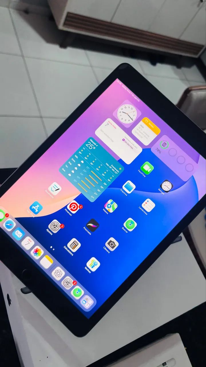 iPad 7ª geração 32GB + Apple Pencil original - Foto 3