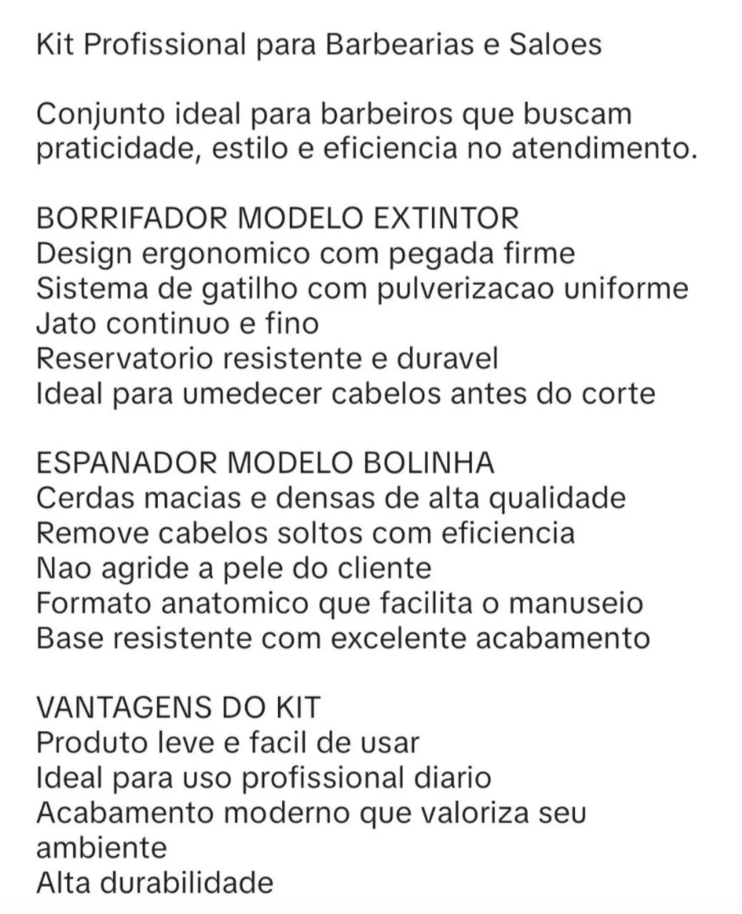 Kit barbeiro profissional borrifador e espanador - Foto 5
