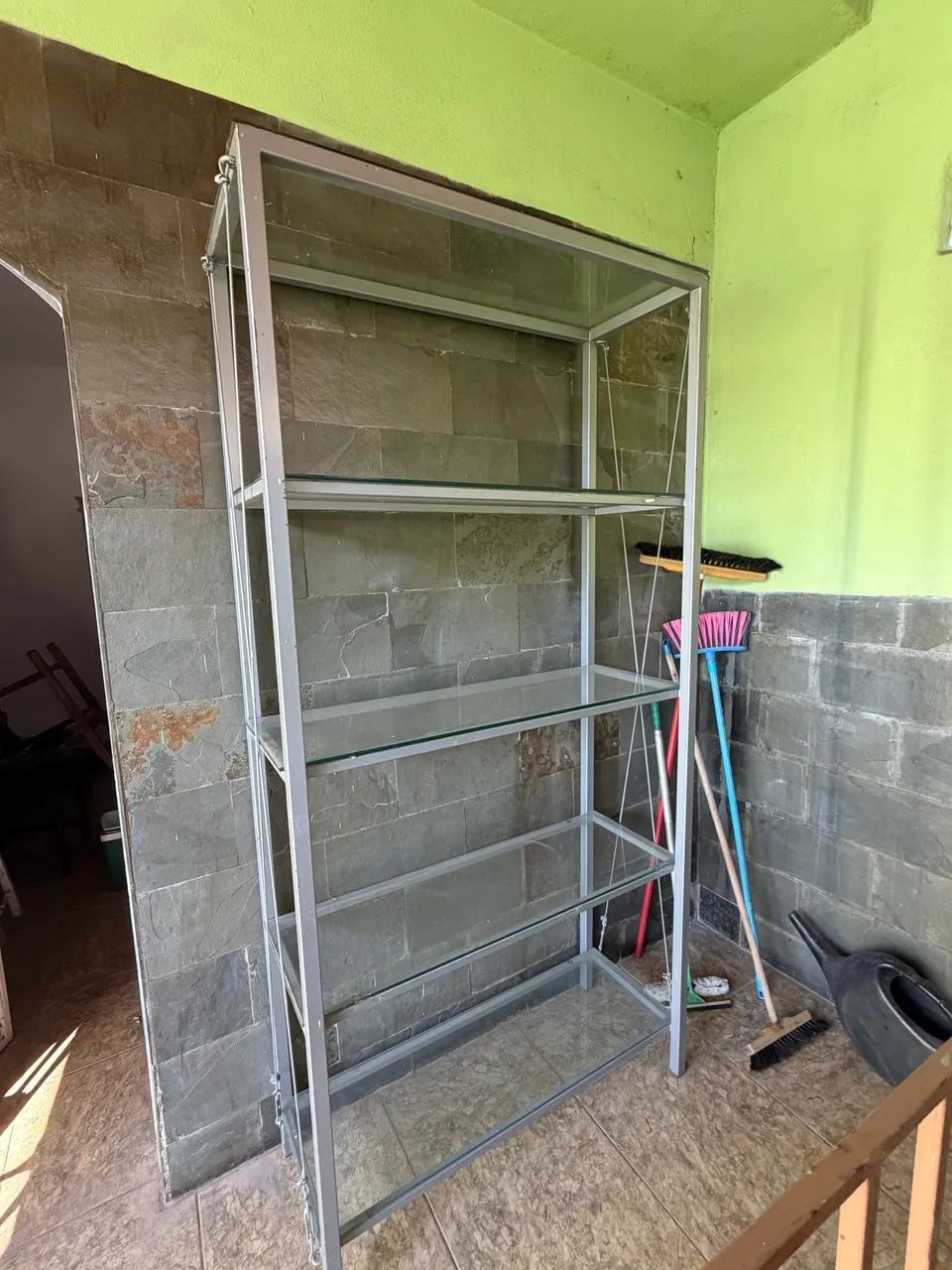 Prateleira de vidro 