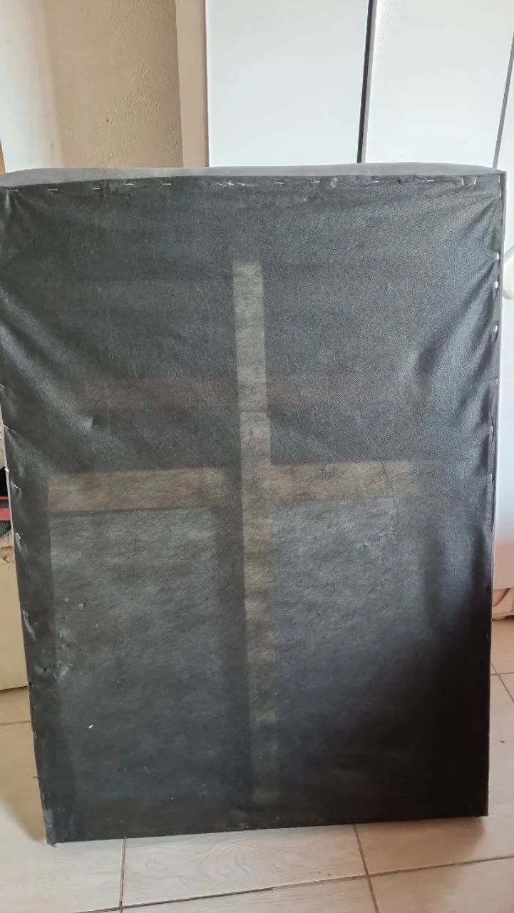 Cabeceira para cama de solteiro na cor cinza chumbo - Foto 4
