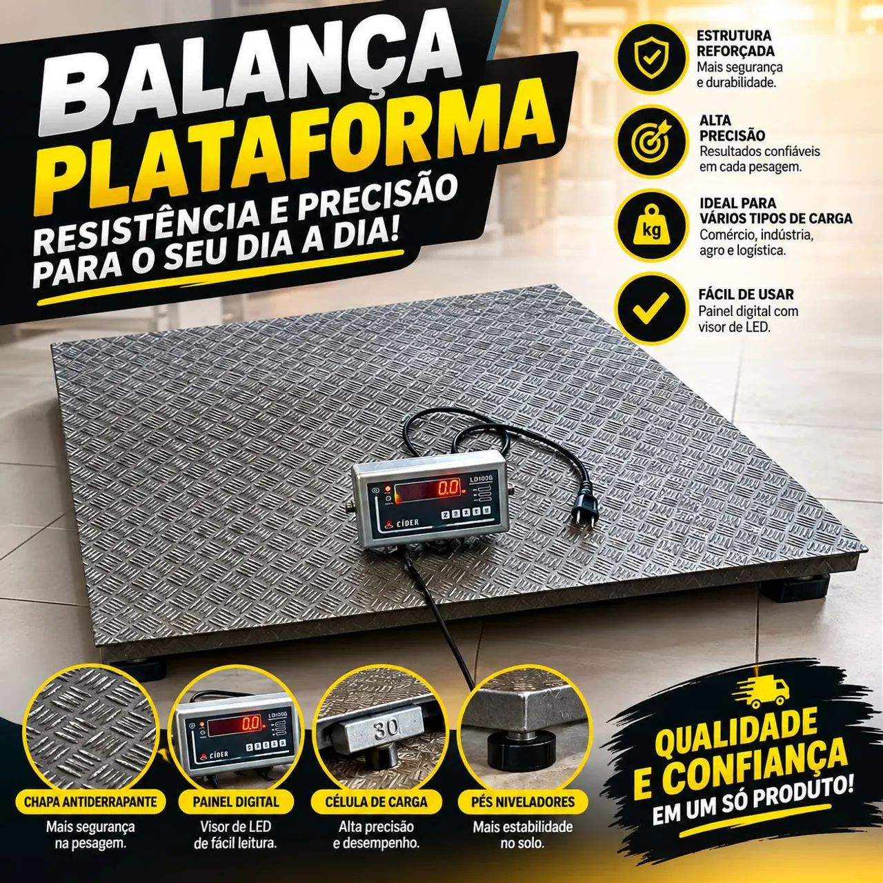Balanças 500kg