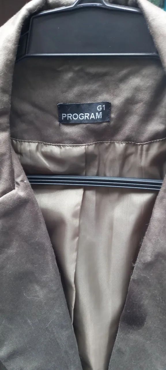 Blaser em algodão marrom esverdeado Program G/G1 forrado - Foto 4