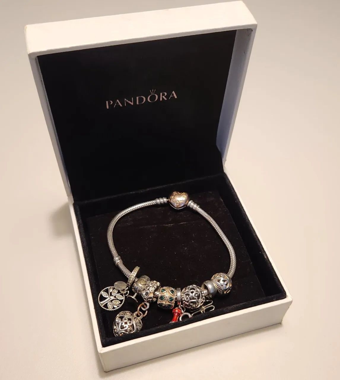 Bracelete Pandora com berloques - Foto 3