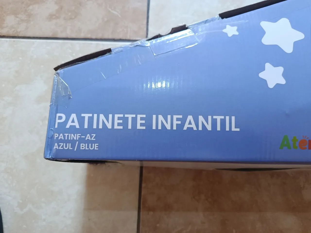 Patinete infantil azul 3 rodas  - Foto 5