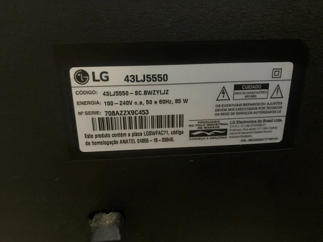 Tv Smart LG 43 polegadas QUEBRADA - Foto 3