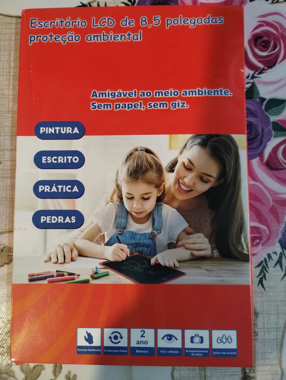 Lousa mágica 8,5 polegadas. Usado pouco tempo 