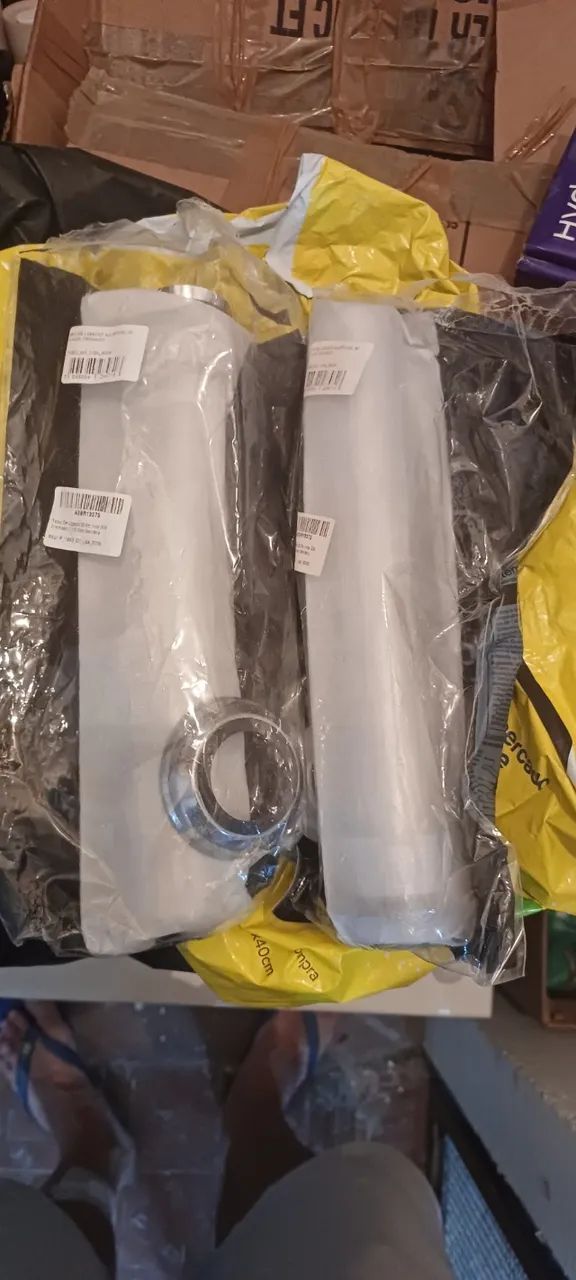 Tubo de ligação 30cm de aço inox 304 cromado - Foto 2