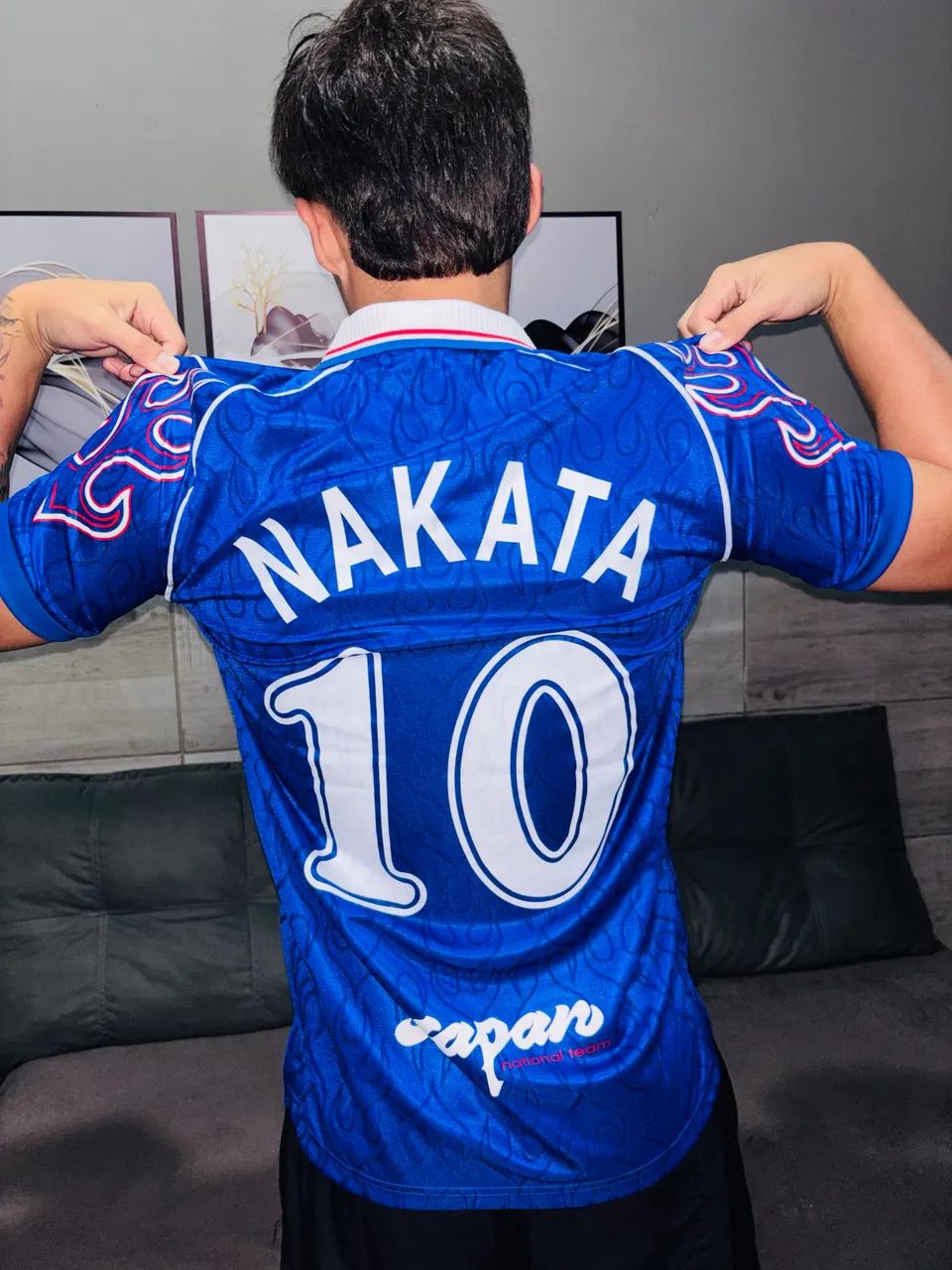 パルマA.C. NAKATA 10 シャツ 2001/02 NAKATA #10 Parma Vintage Champion Home Football Shirt