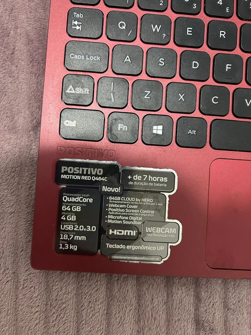 Notebook Positivo Motion Red Q464C - Foto 4