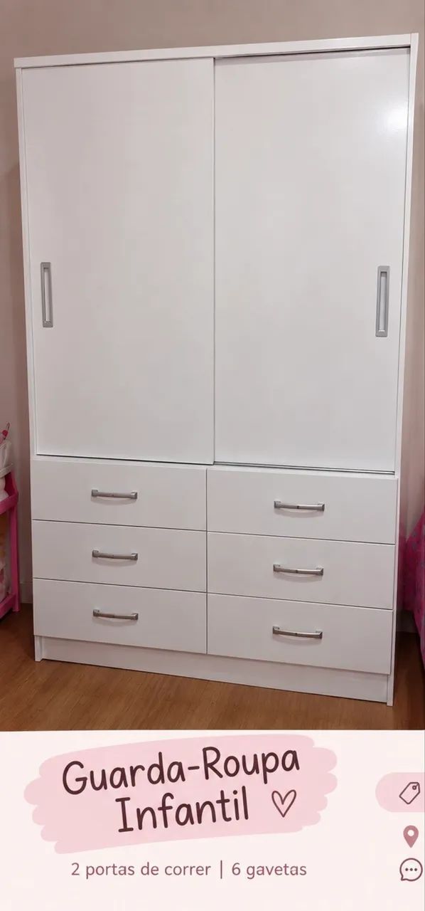 GUARDA-ROUPA INFANTIL À VENDA! - Foto 3