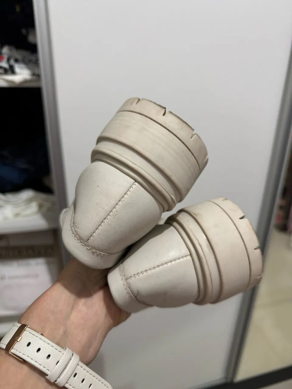 Mocassim Bottero 38 Off White - Foto 4
