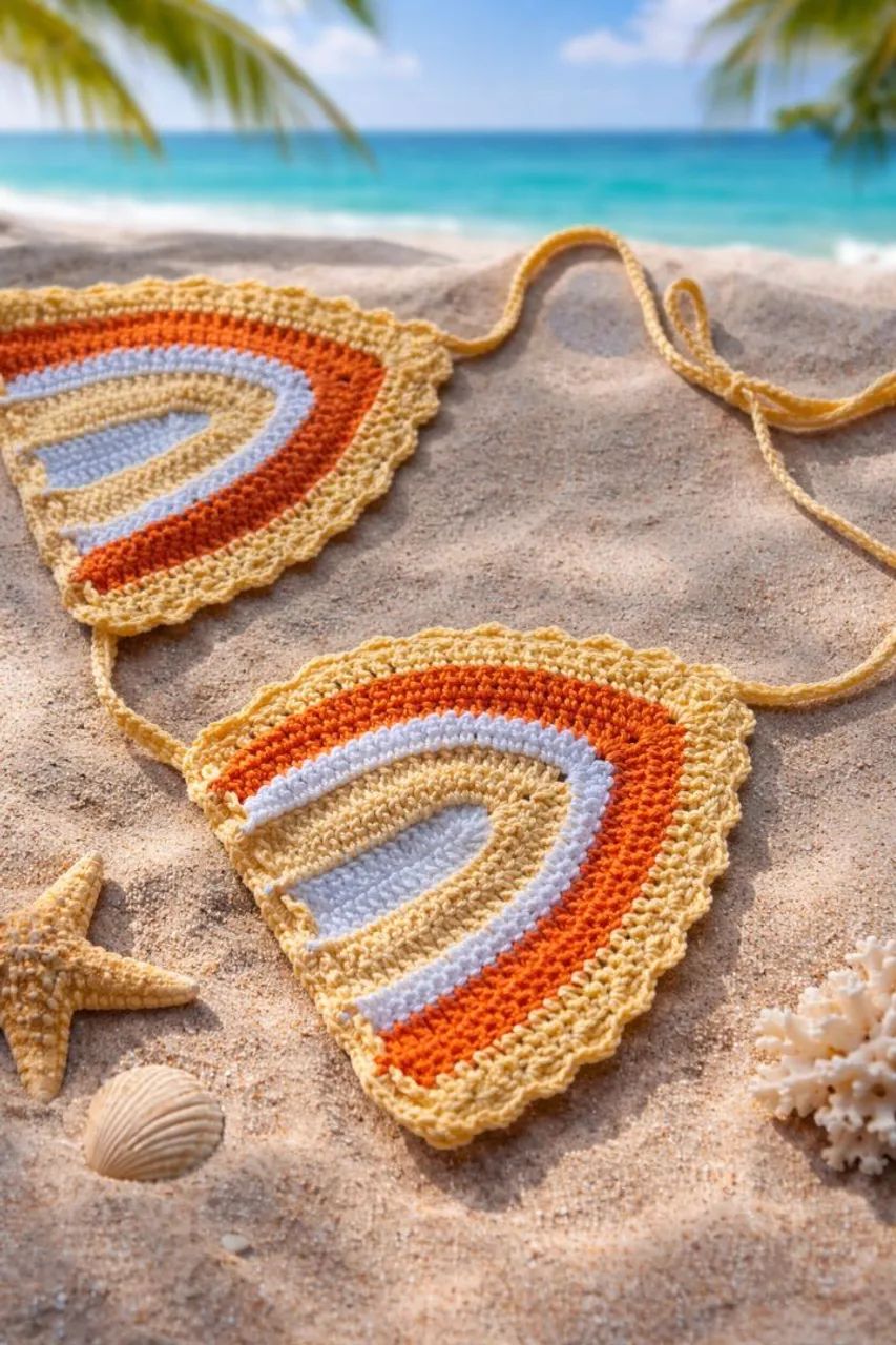 Biquini em crochê  - Foto 5